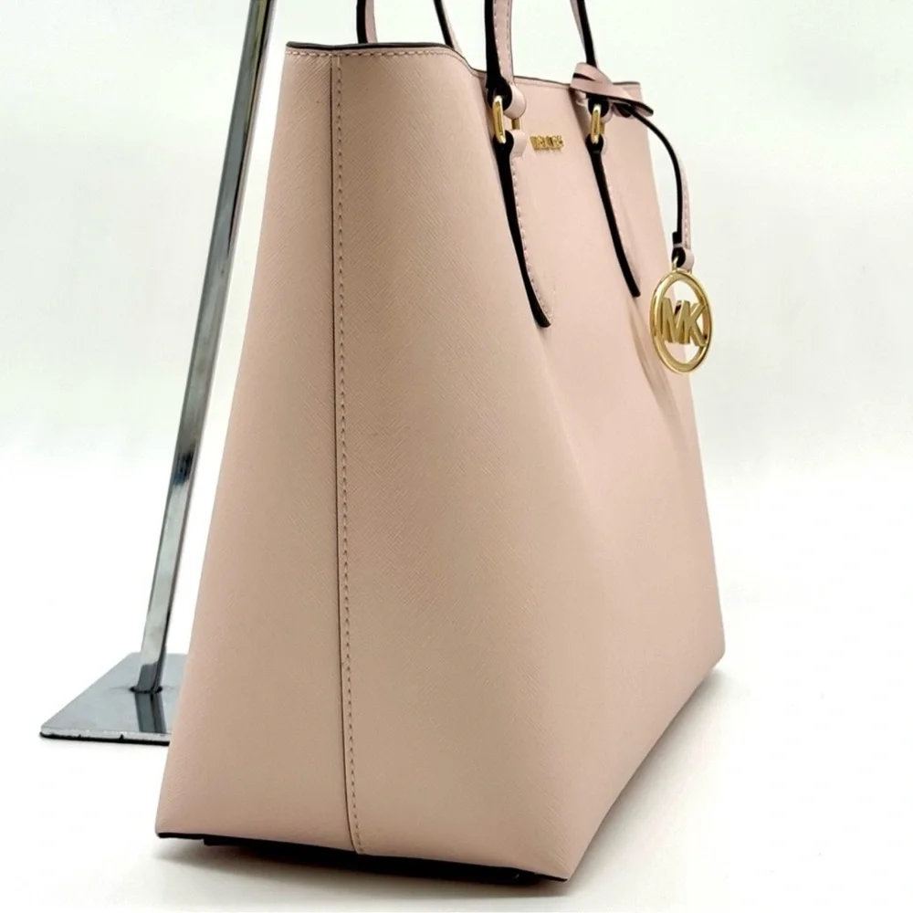 Michael Kors Sheila Large Signature Logo Tote Bag - Powder Blush